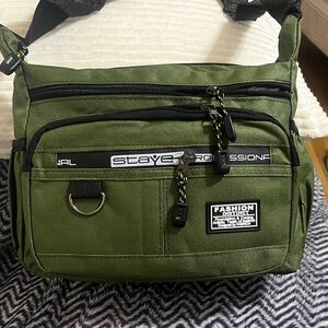 Green Men's Messenger Bag